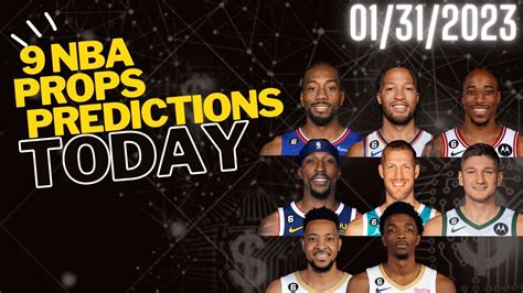 nba prop bets today picks|NBA Props: Odds, Today's Best Bets, Projections.